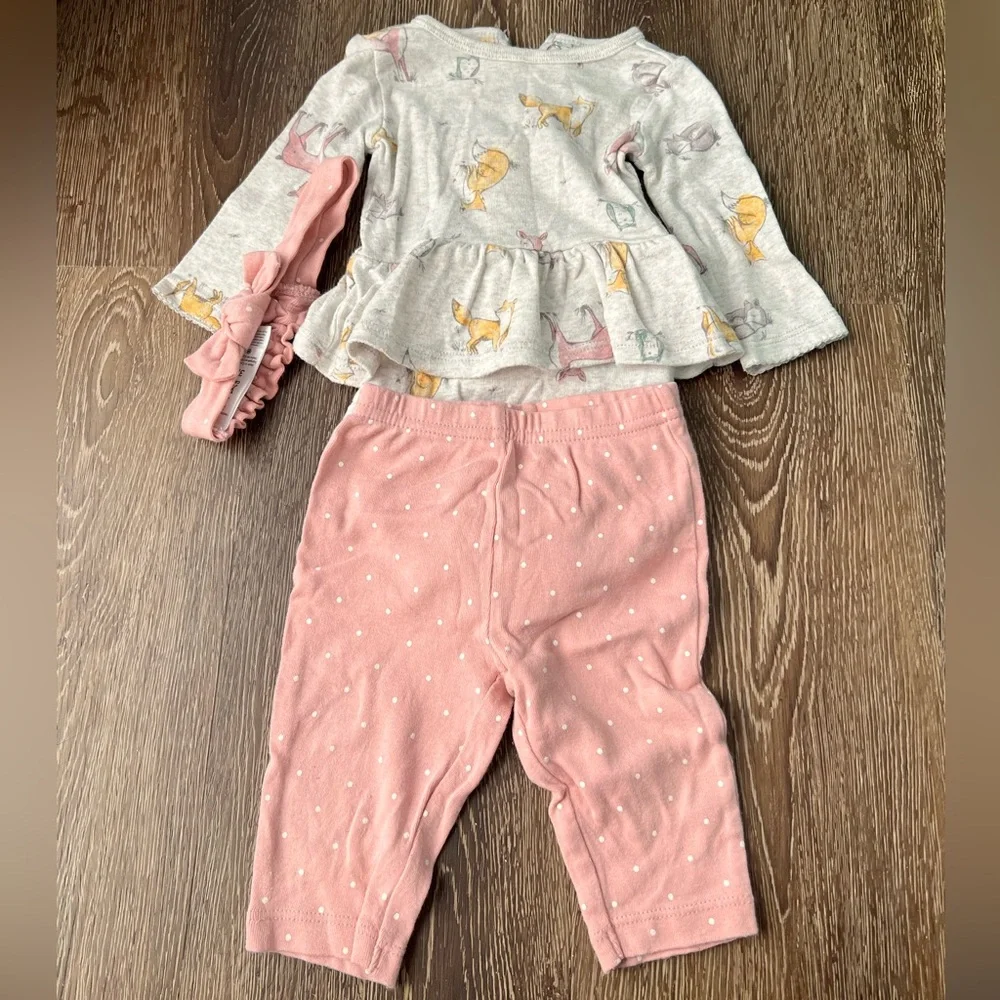 Carter's Multicolor Animal Print Diaper Cover